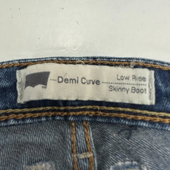 Levi's Demi Curve Low Rise Skinny Boot Women's size 6 Dark Blue denim jeans - Picture 3 of 4